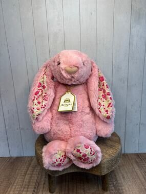Jellycat Blushkin Blossom Luxe Bunny Jellycat Medium Authentic NEW Fast ship
